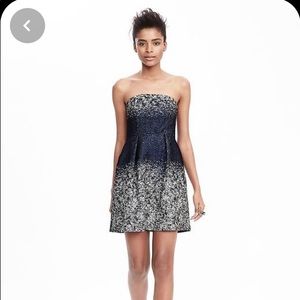 Banana Republic Sequin Ombré Strapless Dress NWT 0